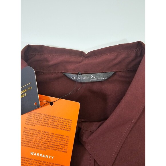 WN Men's XL Sitka Gear TTW Bitter Root Shop Shirt Short Sleeve Button Down Top - Picture 5 of 10